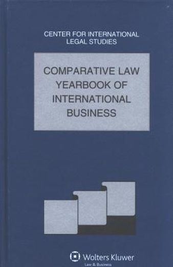 the comparative law yearbook of international business (en Inglés)