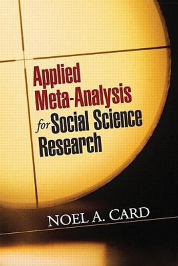 Applied Meta-Analysis for Social Science Research (en Inglés)