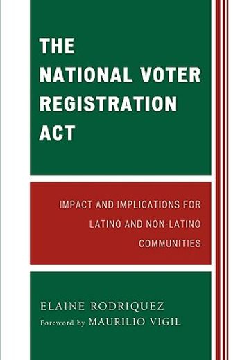 national voter registration act,impact and implications for latino and non-latino communities