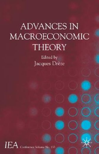 advances in macroeconomic theory (en Inglés)