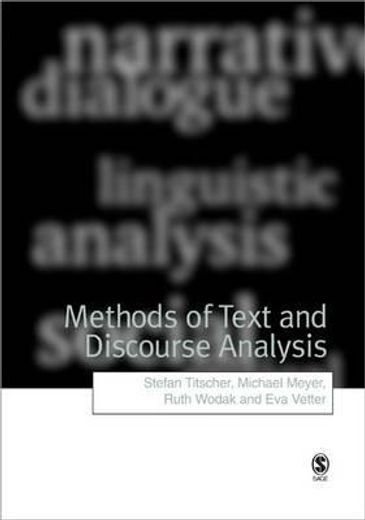 methods of text and discourse analysis