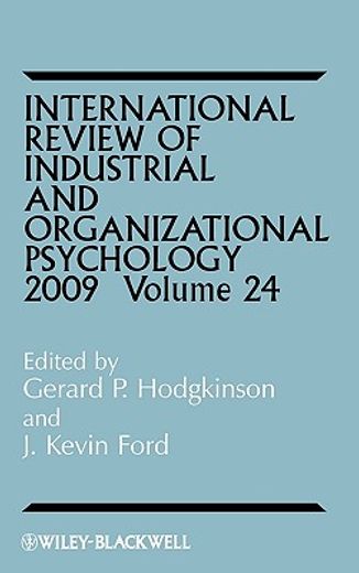 international review of industrial and organizational psychology, 2009