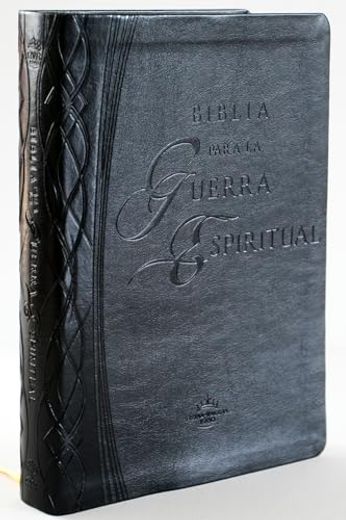 Rvr 1960 Biblia Para La Guerra Espiritual Negra Con Índice / Spiritual Warfare Bible, Black Imitation Leather with Index (in Spanish)