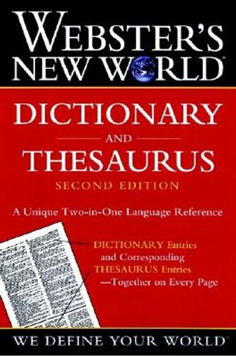 webster´s new world dictionary and thesaurus (en Inglés)