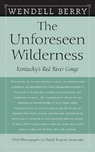 the unforeseen wilderness,kentucky´s red river gorge