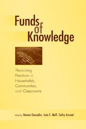 funds of knowledge,theorizing practices in households, communities,and classrooms