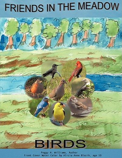 friends in the meadow,birds (en Inglés)