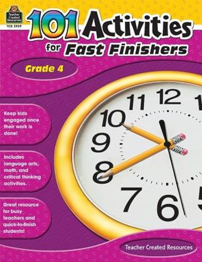 101 activities for fast finishers,grade 4