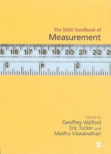 The Sage Handbook of Measurement (en Inglés)