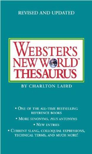 propwebster´s new world thesaurus (en Inglés)