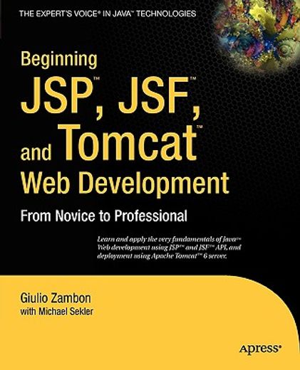 beginning jsp, jsf and tomcat web development,from novice to professional