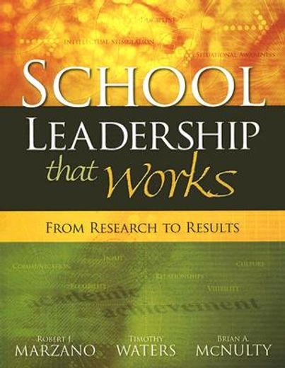 school leadership that works,from research to results (en Inglés)