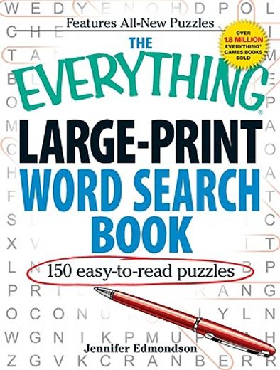 the everything large-print word search book,e50 easy-to-read puzzles