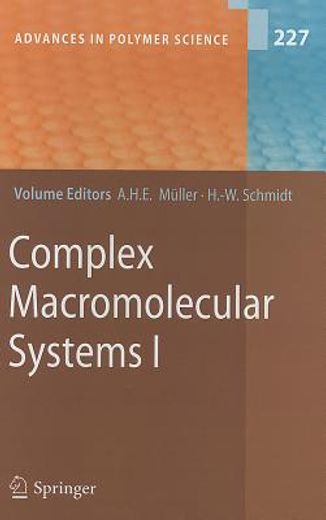 complex macromolecular systems i (en Inglés)