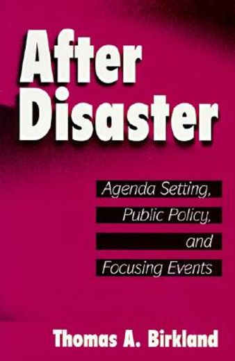 after disaster,agenda setting, public policy and focusing events