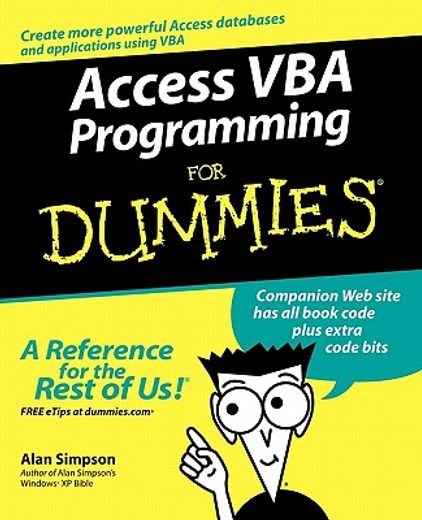 access vba programming for dummies (en Inglés)
