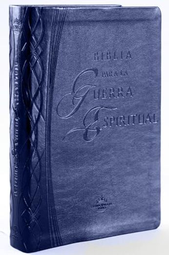 Rvr 1960 Biblia Para la Guerra Espiritual Azul / Spiritual Warfare Bible, Blue i Mitation Leather