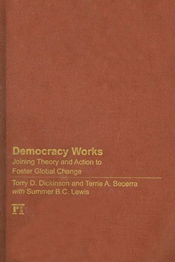 Democracy Works: Joining Theory and Action to Foster Global Change (en Inglés)