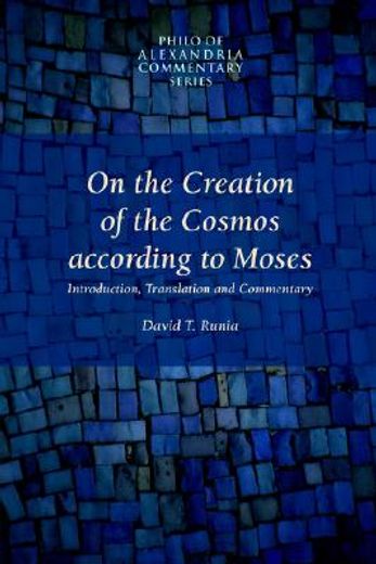 on the creation of the cosmos according to moses