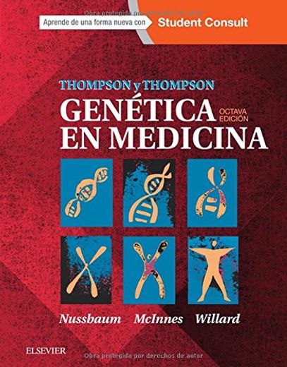 Thompson & Thompson. Genética en Medicina + Studentconsult (8ª Ed. )