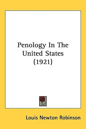 penology in the united states