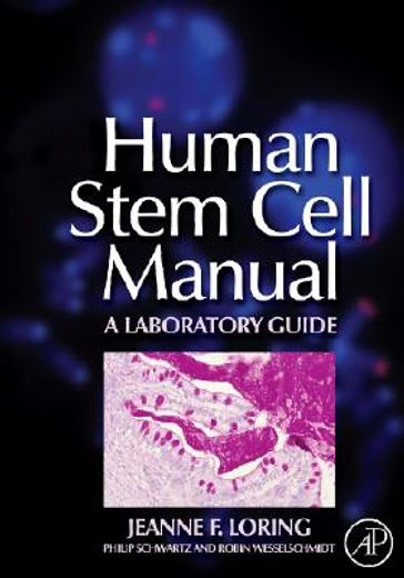 human stem cell manual,a laboratory guide