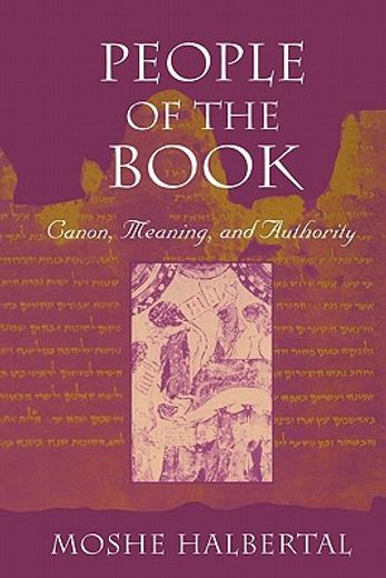 people of the book,canon, meaning, and authority