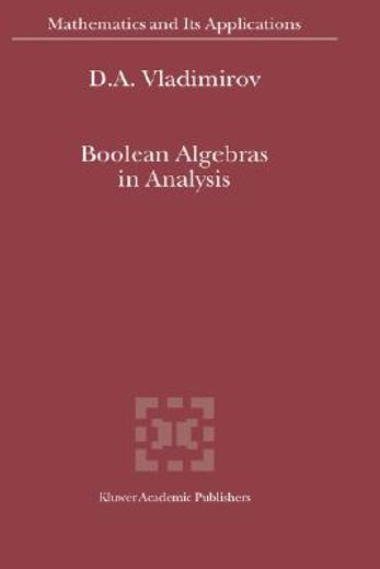 boolean algebras in analysis