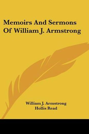 memoirs and sermons of william j. armstr
