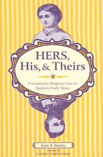 hers, his, and theirs,community property law in spain and early texas