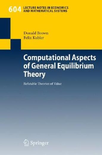 computational aspects of general equilibrium theory (en Inglés)