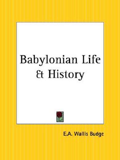 babylonian life & history