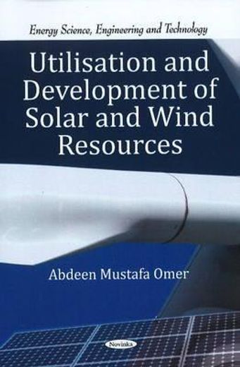 utilisation and development of solar and wind resources