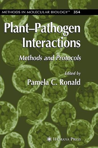 plant-pathogen interactions,methods and protocols