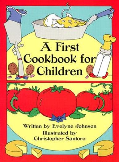 a first cookbook for children,with illustrations to color