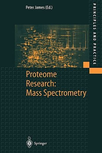 proteome research: mass spectrometry, 235pp, 2000 (en Inglés)