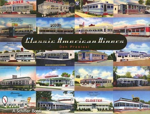 classic american diners,collectible postcards and matchcovers