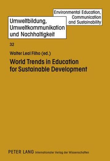 world trends in education for sustainable development (en Inglés)