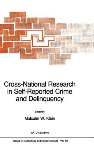 cross-national research in self-reported crime and delinquency (in English)
