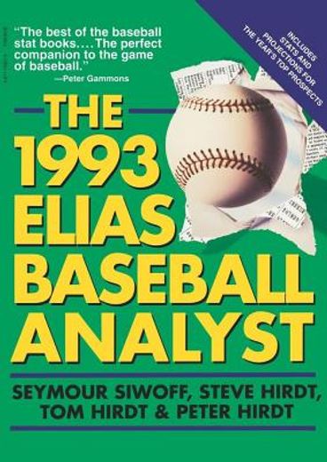 the 1993 elias baseball analyst