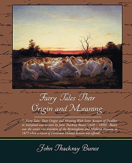 fairy tales their origin and meaning