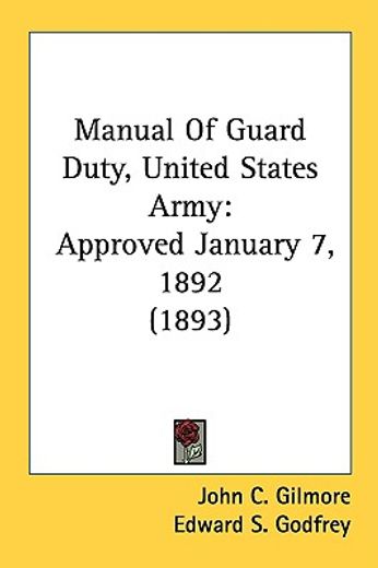 manual of guard duty, united states army