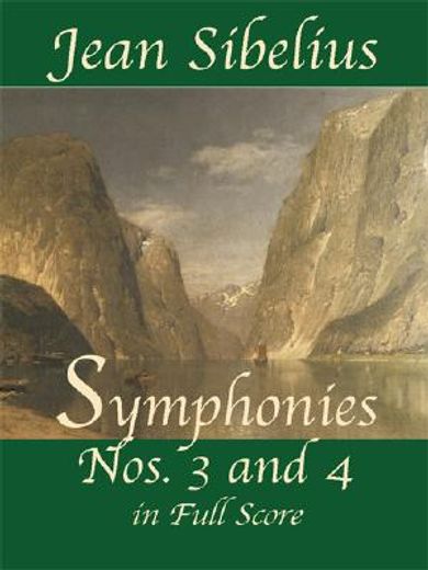 symphonies nos. 3 and 4 in full score (in English)