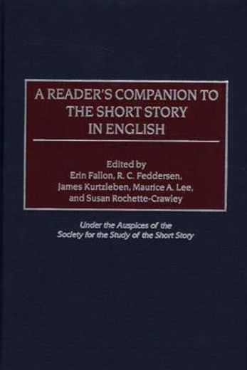 a reader´s companion to the short story in english