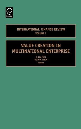 value creation in multinational enterprise