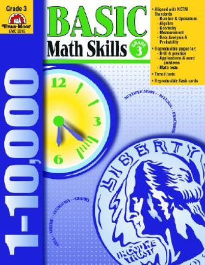 basic math skills grade 3 (en Inglés)