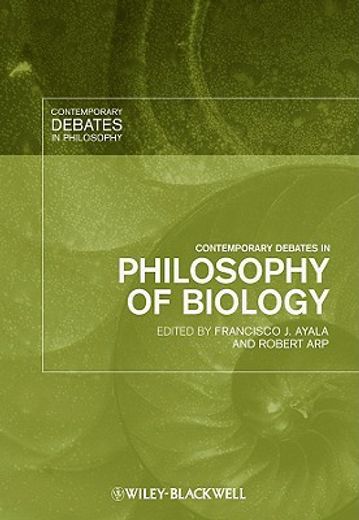 contemporary debates in philosophy of biology (en Inglés)