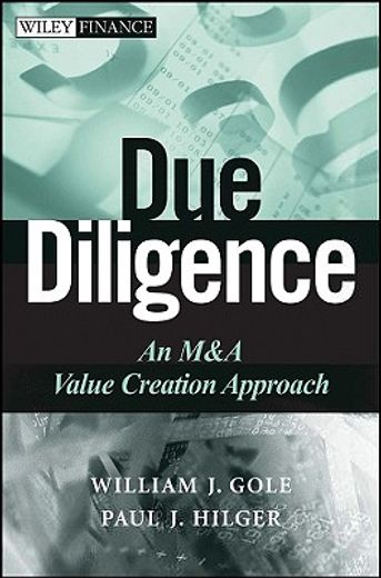 due diligence,an m & a value creation approach