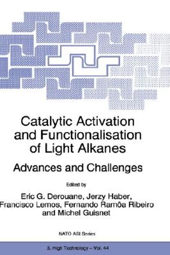 catalytic activation and functionalisation of light alkanes (en Inglés)