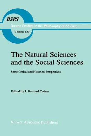 the natural sciences and the social sciences